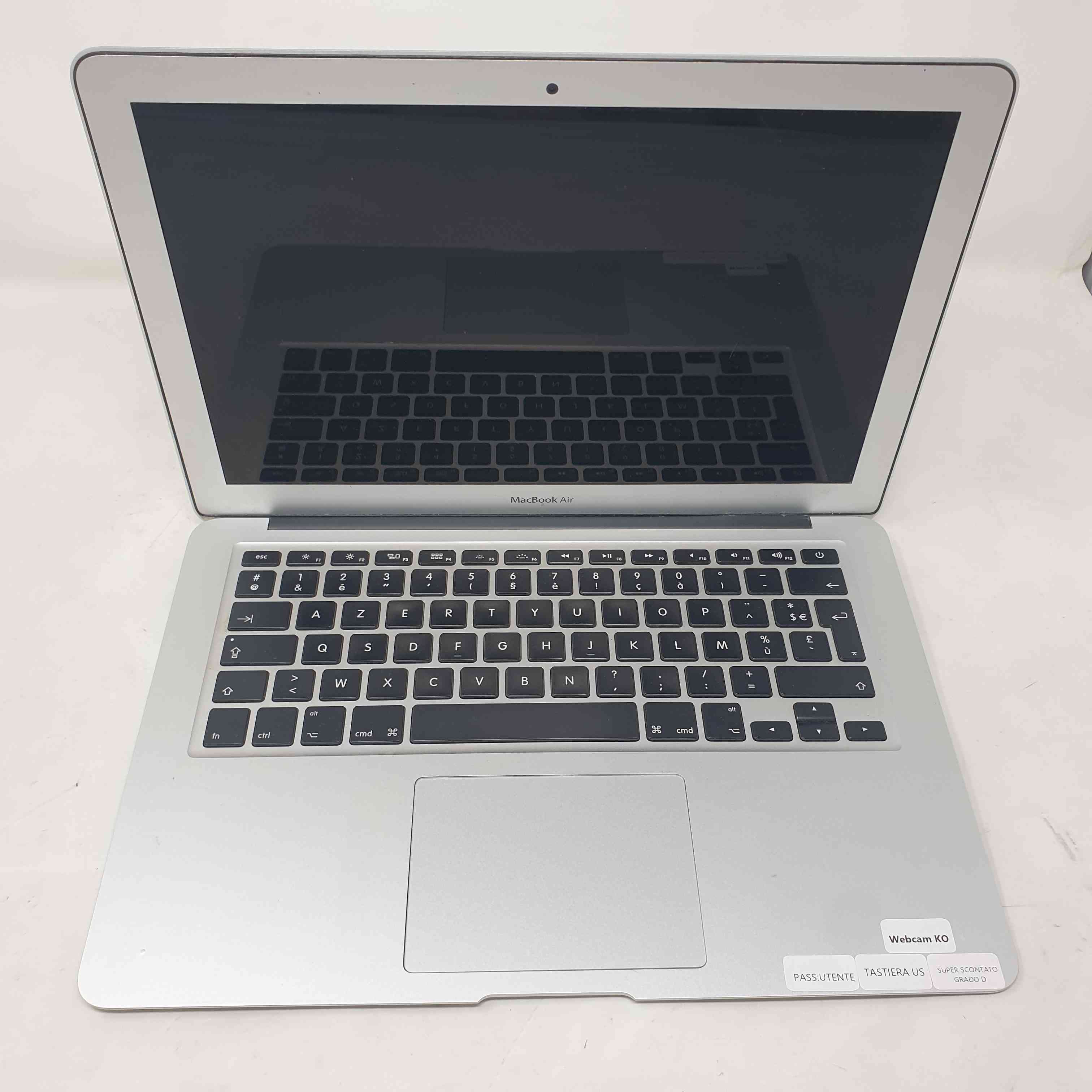 Macbook Air 13.3" A1466 2017 Dual-Core Intel Core i7 2,2 GHz RAM 8GB SSD 120GB GRADO B
